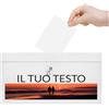 Creative Deco Bianca Scatola di Legno per Buste e Carte Regalo | Dimensioni 29 x 25 x 15 cm (+/- 0,5 cm) | Personalizzata con il tuo Testo e Foto | per Matrimoni