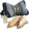 livasia®, cuscino cervicale, ergonomico (cuscino per le ossa). Cuscino per le ossa, in kapok, fibra cava lunga; cilindro cervicale asiatico, utilizzabile come triangolo o cuscino cervicale,