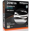 Eurocali 1x Striscia LED Monocolore 1200 LED 100W 240 LED/mBobina da 5mt IP20 Luce Bianco Freddo 6500K Fascio Luminoso 120