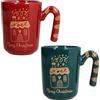 Tognana, Confezione 2 Mug 370cc Candy Twist, Stoneware, Multicolor