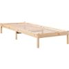 vidaXL Letto Extra Lungo Senza Materasso 90x210 cm in Legno di Pino, Telaio Letto, Letto Singolo, mobili per Camera da Letto, Letto, giroletto
