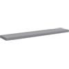 vidaXL Scaffale a Parete Grigio 120x23,5x3,8 cm in MDF