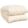 vidaXL Coperta Ponderata Crema Chiaro 220x235 cm 15 kg Tessuto