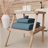 PETTI Artigiani Italiani - Asciugamani Bagno in 100% Spugna di Cotone, Set Asciugamani 2+2, 4 Pezzi 2 Asciugamani Viso e 2 Asciugamani Mani, Asciugamani Avion