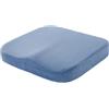 Surwin Cuscino Memory Foam Sedia per Sedersi, Colore Solido Cuscino Antidecubito Ciambella Cuscino Ergonomico Sedia Ufficio per Alleviare Dolore alla Schiena (40x40x6cm,Azzurro)