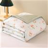 DOTBUY-SHOP Trapuntino Copriletto Estivo Primaverile, Trapunta Leggera, 100% Poliestere Copriletto Trapuntato Cotone per Letto Singolo Letto Matrimoniale (Fiori tulipano,150x200)
