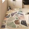 Odot Tappeto Doccia Antiscivolo, Stile Europeo Tappetino da Bagno in Luffa PVC, Tappeto Lavabile Morbida, Tappeti Bagno Asciugatura Rapida con Scarico per Area Umida (Colorato 2,50x80cm)