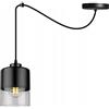 Light Home LH Light-Home Spider Roma Lampadario a Sospensione - Lampadario Ragno per Soggiorno Camera da Letto e Cucina - Lampade a Sospensione in Metallo e Vetro con Paralume Moderno - 1 Luce - E27