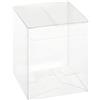 scotton spa 50 PZ Scatola PVC Trasparente 8X8X13 cm portaconfetti per BOMBONIERA