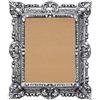 LIGUORO SHOP Cornice Rettangolare In Stile Barocco Veneziano Finto Vintage Shabby Chic cm 45x37 Per Foto Poster Stampe (Argento Anticato)