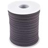 Craftdady - Corda elastica in elastan, lunghezza 5 mm, per cucito, lavori a maglia, fai da te, colore: grigio