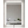 BD ART Luna - Specchio da bagno con illuminazione a LED, rettangolare, 80 x 60 cm, luce di colore neutro 4200 K, IP44