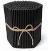 CanBee Candele di cera Candele Sottili Nere in Cera d'Api Naturale - 16 cm x 0,5 cm - Stoppino in Cotone - Senza Fumo - Durata circa 40 Minuti - Uso Continuativo e Professionale - Quantità: 100 pezzi - CanBee