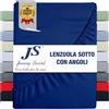 Jenny Sesal Lenzuolo con Angoli Singolo Cotone Blu Royal | Durevole