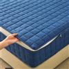 ZHAIJYLI Copri Materasso Matrimoniale 160x190cm con Zip Coprimaterasso con Cerniera Lenzuolo Sfoderabile Rivestimento Materasso Una Piazza E Mezza Trapuntato Fodera Proteggi Sacco Materasso(90X190+25cm,E)