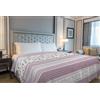 IlGruppone Copriletto Estivo Made in Italy 100% cotone Coperta Leggera Piquet Singolo Matrimoniale Piazza e mezza - BauBau Rosa - Una piazza e mezza