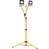 vidaXL Faretto a LED con Treppiede 2x30 W Bianco Freddo