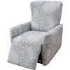 WWQQKJ 4-Pezzi Copripoltrona Relax Reclinabile Universale, Moderna Fodere Copripoltrona Reclinabile 1 Posto Elasticizzato Lavabile Rimovibile,Copertura per Poltrona Reclinabile(Color 11)