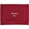 Cieffepi Home Collections NEW BASIC Tappeto bagno scendidoccia personalizzabile in spugna di puro cotone (Rosso)