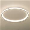 Dopastore Plafoniera da Soffitto LED 43W Design Tondo Bianco Lampada da Soffitto Stile Moderno Per Interno IP20 Per Corridoio Salone Camera (Luce calda 3000K)