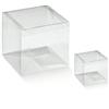 scotton spa 50 PZ Scatola pvc trasparente 10X10X10 cm portaconfetti per BOMBONIERA