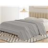 BANZAII TEXTILE INNOVATOR ONLINE Banzaii Telo Copriletto Multiuso 170x250 cm, Copridivano Universale, Telo Arredo per Letto e Divano, Copritutto Resistente Irene Grigio
