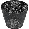 Culnflun Paralume in ferro battuto Paralume moderno a forma di albero E27 Mini Lampada da tavolo Decorazione comodino camera da letto (negro)
