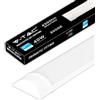 V-TAC Plafoniera LED Lineare da Soffitto 120 CM - 40W - Chip Samsung - Lampada Rettangolare 4300 Lumen IP20 per Parete, Garage, Negozio - Tubo LED - Luce 3000k Bianca Calda