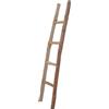 Biscottini Scaletta porta asciugamani bagno 150x8x40 - Scala Decorativa in Legno - Scala portasciugamani - Scaletta legno appendi asciugamani - Scaletta portasciugamani da parete Metallo, Bambu