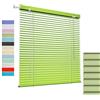 Generic Tende Veneziana in Alluminio su Misura, Veneziane da Interno/Esterno Senza Fori per Finestre, 25mm Lamelle Privacy Orizzontali Oscurante Persiane per Ufficio(Light Green)