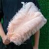 GUOZHAN 10 Pezzi/Lotto Piume di Struzzo Bianche Naturali 15-50 cm Grandi Piume per Decorazioni per la casa e Matrimoni centrotavola da Tavolo Artigianato