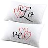 fashwork Coppia di federe matrimoniali divertenti Love Regalo SanValentino Anniversario Matrimonio Innamorati simpatiche