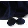 ZCSLD 10 PZ 10-28 MM Velluto Oro Bottoni Rotondi Rivestiti in Tessuto Bottoni in Velluto con Bottoni con Gambo in Metallo per Abbigliamento Artigianato Cucito