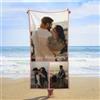 RHMMDIYST Telo mare personalizzato, asciugamano da bagno personalizzato con foto/testo, asciugamano in microfibra spessa, morbido e ad asciugatura rapida, adatto per viaggi, mare, campeggio, nuoto (3