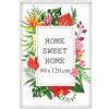 MG Design Cornice 80x120 cm - colore Bianco, in legno, con vetro acrilico - da appendere in verticale o in orizzontale, senza sfondo, per foto, poster, puzzle