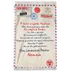 Overthetee Plaid Personalizzato per Nipote da Nonna con Dedica e Nome - Coperta in Pile 150x100 cm - Stile Cartolina - Idea Regalo Compleanno/Natale - Made in Italy
