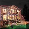 BINGNU Proiettore di luce per esterni, Proiettore a stella a cielo pieno in movimento Illuminazione paesaggistica Lampada da giardino for esterni con luce da palcoscenico a LED for feste di Natale rosse e ve
