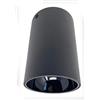 vetrinein rete Vetrineinrete® Faretto a led cob 20 watt plafoniera da soffitto a cilindro in allumini nero a luce fredda 6500k calda 3000k naturale 4000k (Luce Calda 3000k) F71