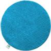 Floordirekt Tappetino da bagno Sky Soft, rettangolare e rotondo, extra soffice, antiscivolo e ad asciugatura rapida, disponibile in diversi colori e dimensioni (rotondo, Ø 120 cm, turchese)