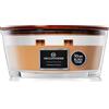 DECO EXPRESS Candele Profumate Stoppino Scoppiettante Candela Lunga Durata Fino a 50 Ore, Regalo per San Valentino o Festa della Mamma (Legno di sandalo e patchouli)