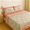 Corredocasa Completo Lenzuola in Flanella Morbida e Calda - 2 Piazze - Letto Matrimoniale - Ideale per l'inverno, Made in Italy, Lavabile in Lavatrice (Matrimoniale, Rosa Fiori)