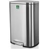 Casa Pura Pattumiera fino a 72 Litri in Acciaio Inox - Sistema di Raccolta Differenziata per Cucina - a Pedale con Maniglia Interna (50 Litri)