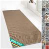 Floordirekt Tappeto da Passaggio Ennis 80 x 500 cm - Tappeto per Cucina, Corridoio e Soggiorno - Tappeto a Maglie Fini - Antiscivolo e Antistatico - Tappeto da Cucina Tappeto da Corridoio