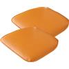 Generic (Set di 1/2/4) Cuscino per Sedia A Ferro di Cavallo in Pelle/Cuscino per Sedile, Cuscini Morbidi E Durevoli, Cuscini per Sedie da Cucina Antiscivolo con Rivestimento Lavabile in Lavatrice