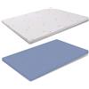 MiaSuite Topper alla francese matrimoniale 140x190 alto 3 cm semi-rigido - Dispositivo Medico - Correttore