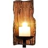 COCOL Applique in legno vintage, lampada da parete in metallo vintage - portalampada E14, 220V-240V, Applique da parete in legno rustico stile antico vintage industriale (Color : D)