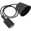 Nova Line CE131 Pendel con Portalampada, Nero