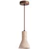 MODEBHD Lampada a sospensione in pietra di cava gialla giapponese Lampada a sospensione con paralume in pietra naturale Decorazione artistica industriale Lampada a sospensione Sala da pranzo Illuminaz