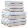 Mirabello Carrara set spugna 8 pezzi articolo MOOD (Grey e Blue)