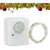 Ghjkldha Luci Musicali Natalizie a LED Con Suono | Luci Festive Con Altoparlante Integrato, Scintillanti